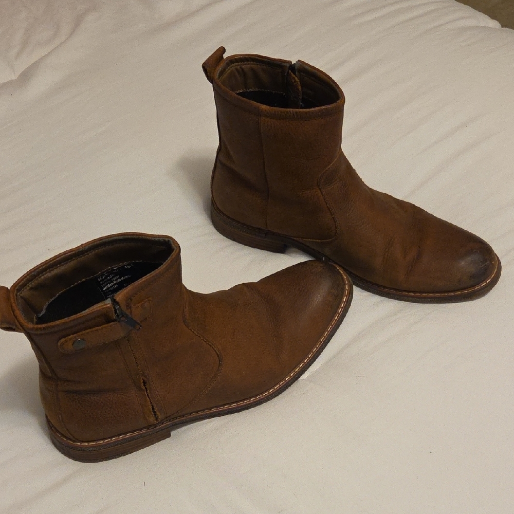 Men's Brown Leather Boots